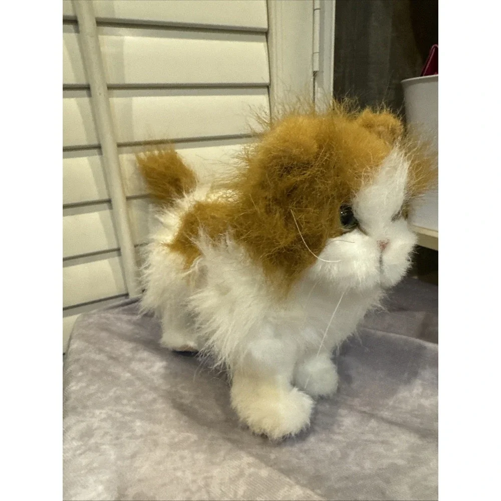 FurReal Friends Lulu Cuddlin Kitty Cat Interactive Orange White‎ Hasbro